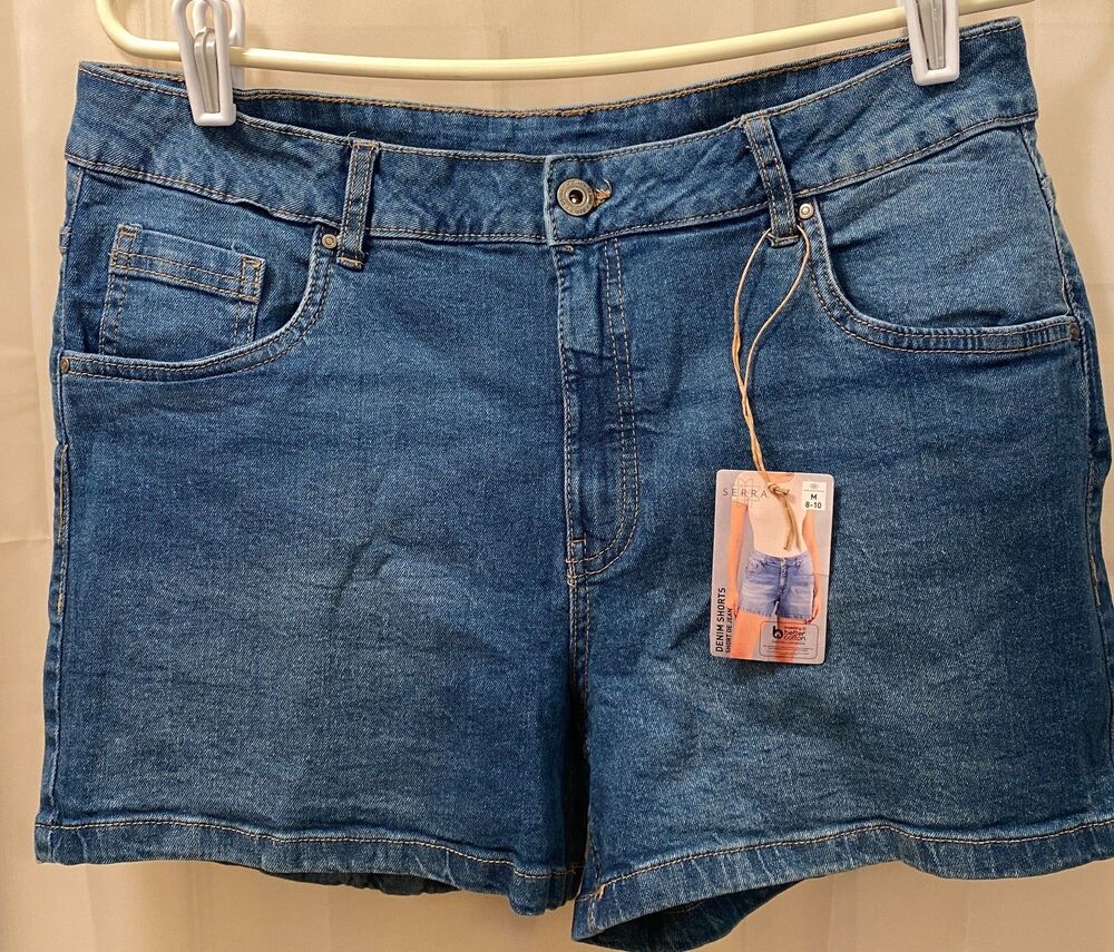 Serra Denim Shorts, Women's Size M, 8-10, New with Tags